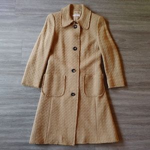 LAURÈL Vintage 1940s Inspired Belted Wool Blend Coat / Jacket